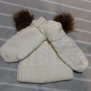 Hat and gloves NWOT